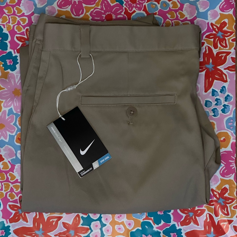 Nike Golf Khaki-NWT-Men’s 35x32 - Picture 3 of 4